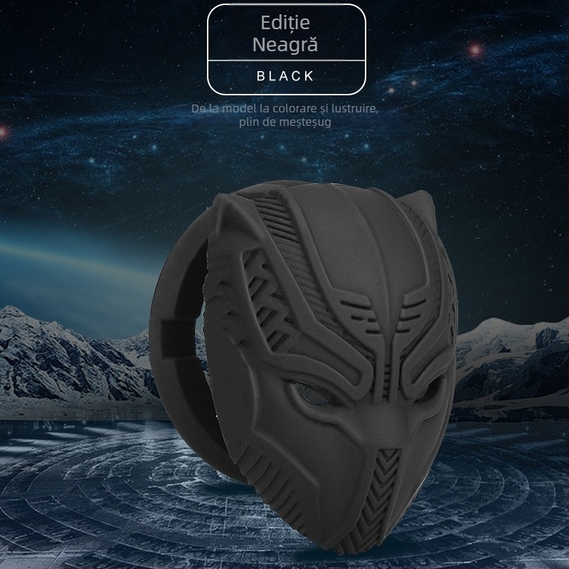 Autocolant decorativ pentru mașina Panther, cu un singur buton de pornire, capac protector, autocolante decorative interioare, inel de aprindere universal, accesorii interioare auto