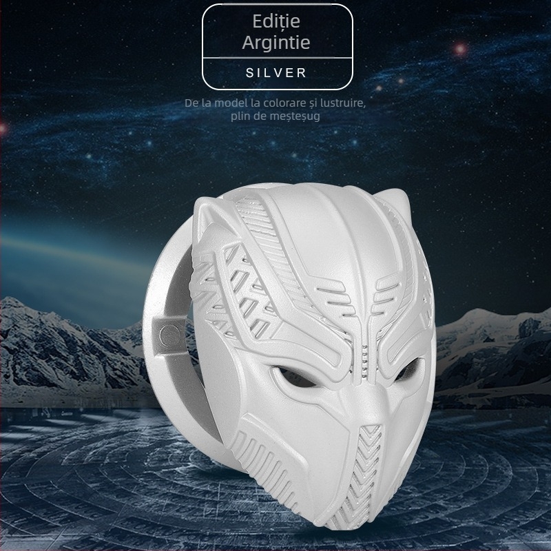 Autocolant decorativ pentru mașina Panther, cu un singur buton de pornire, capac protector, autocolante decorative interioare, inel de aprindere universal, accesorii interioare auto