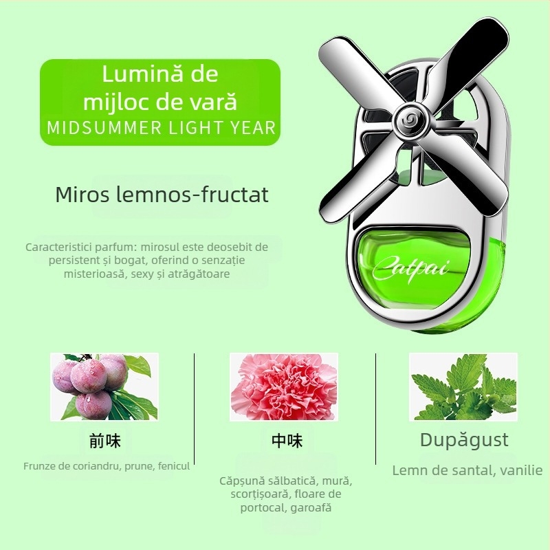 Parfum auto aer condiționat evacuare aer ventilator auto decorare ornamente auto aromaterapie elegantă evacuare aer parfum de lungă durată ușoară
