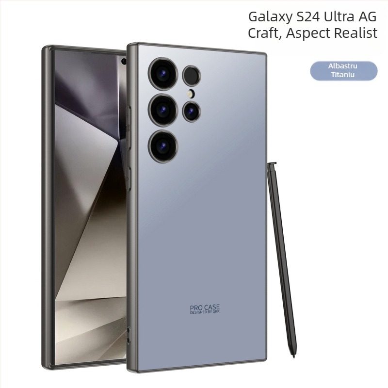 Husa de telefon pentru Samsung S25Ultra, cu aspect de piele, simulare carcasă de protecție pentru Galaxy S24 S23