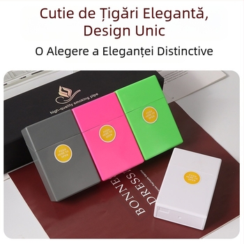 Toc de țigară din plastic ABS solid de culoare solidă, grosier, special, cu flip, îngroșat, compresie, impermeabil, rezistent la transpirație, vânzare directă