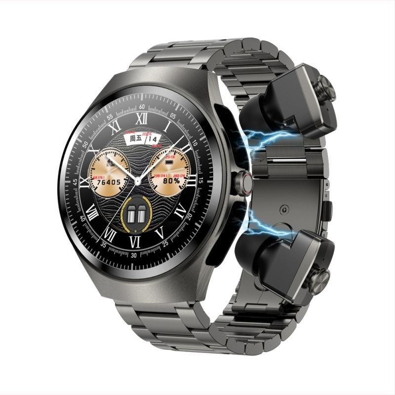 F39 Ceas inteligent Tws Căști Două-în-Unul Ritm cardiac Monitorizare somn Sport Numărare pași Control muzică Apel Bluetooth