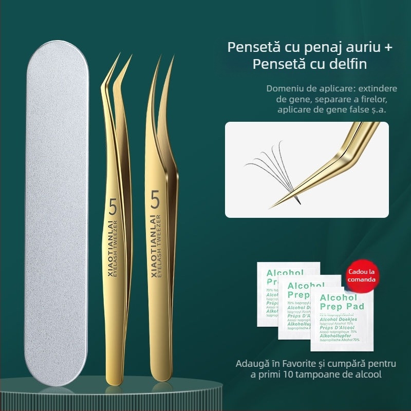 Cadouri de comerț exterior, pensete pentru gene false, altoire, un set complet de instrumente, generație de cadouri pentru profesori de gene de înaltă calitate