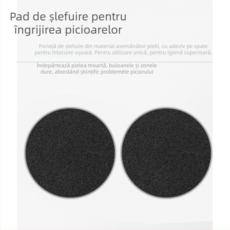 Mașină de râșnit electrică pentru picioare, vânzare transfrontalieră, artefact de măcinare a pielii complet automat, aparat de ras două în unu pentru îndepărtarea pielii moarte și a bătăturilor, mașină de râșnit pentru picioare