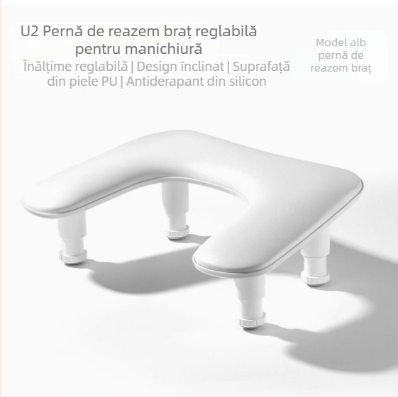 Pernă de mână pentru salon de unghii transfrontalieră, stil rusesc, accesibilă, de lux U2, reglabilă, pentru manichiură, cu înclinare fluture, pliabilă, confortabilă și moale, pernă de mână