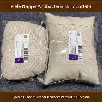 Potrivit pentru Nappa Mercedes-Benz Original același stil pernă lombară suport gât auto tetiera E-Class Glcgls pernă scaun
