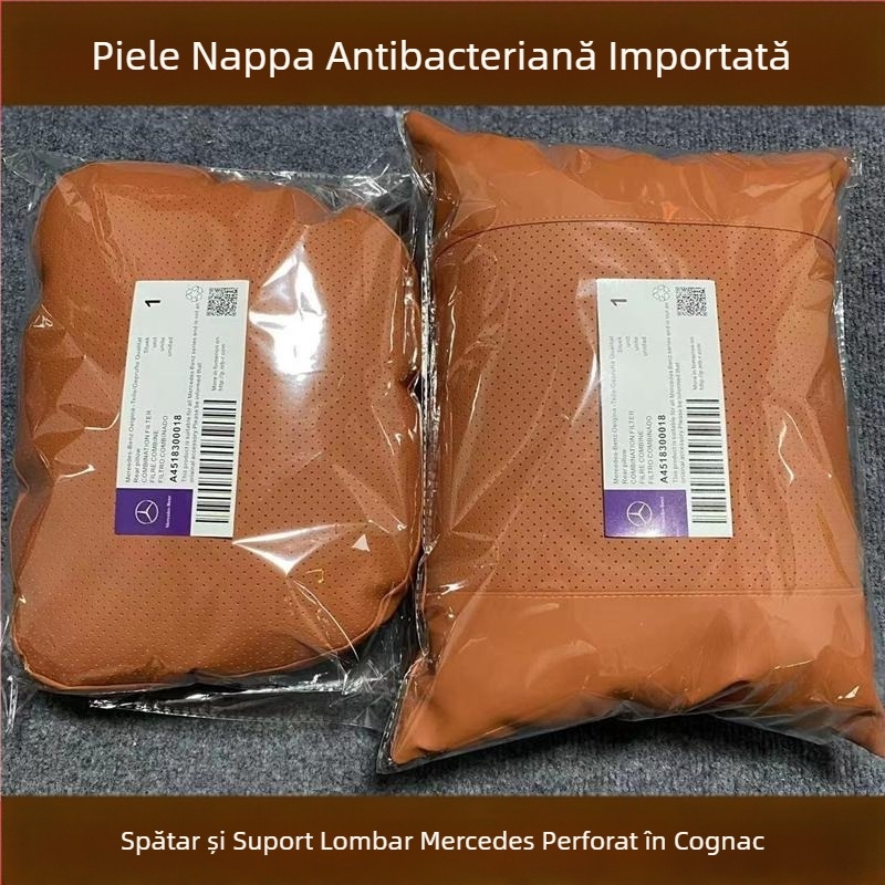 Potrivit pentru Nappa Mercedes-Benz Original același stil pernă lombară suport gât auto tetiera E-Class Glcgls pernă scaun