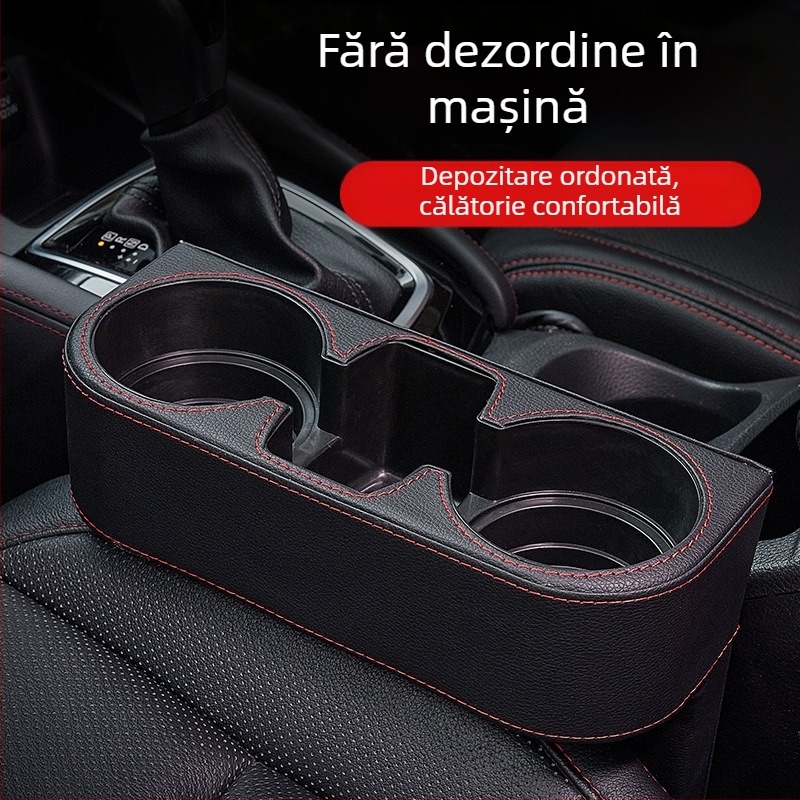 Cutie de depozitare pentru scaun auto, cutie de depozitare pentru pahar cu apă cu control central, cutie de depozitare, cutie de organizare pentru scaun auto