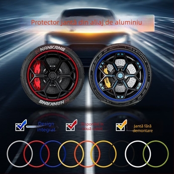 1 buc mașina roată butuc protecție inel bandă modificat anvelope jantă decorativă autocolant corp anti-zgârieturi anti-coliziune bandă