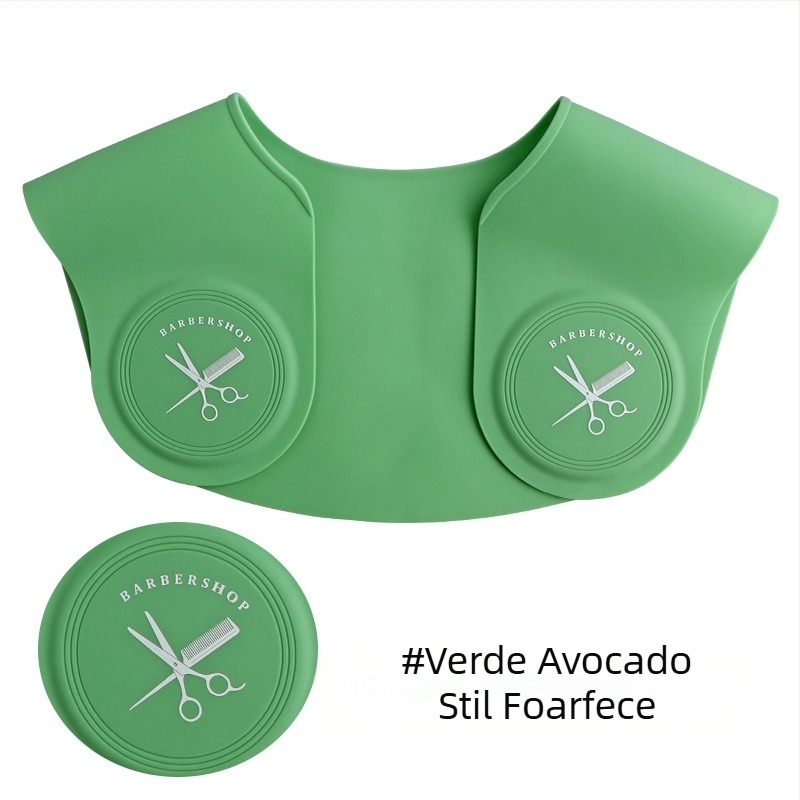 Șal din silicon pentru salon de coafură, eșarfă pentru păr, anti-rupere, produse pentru salon de coafură, pernă de umăr pentru tuns părul, covoraș de vopsire și călcare a părului