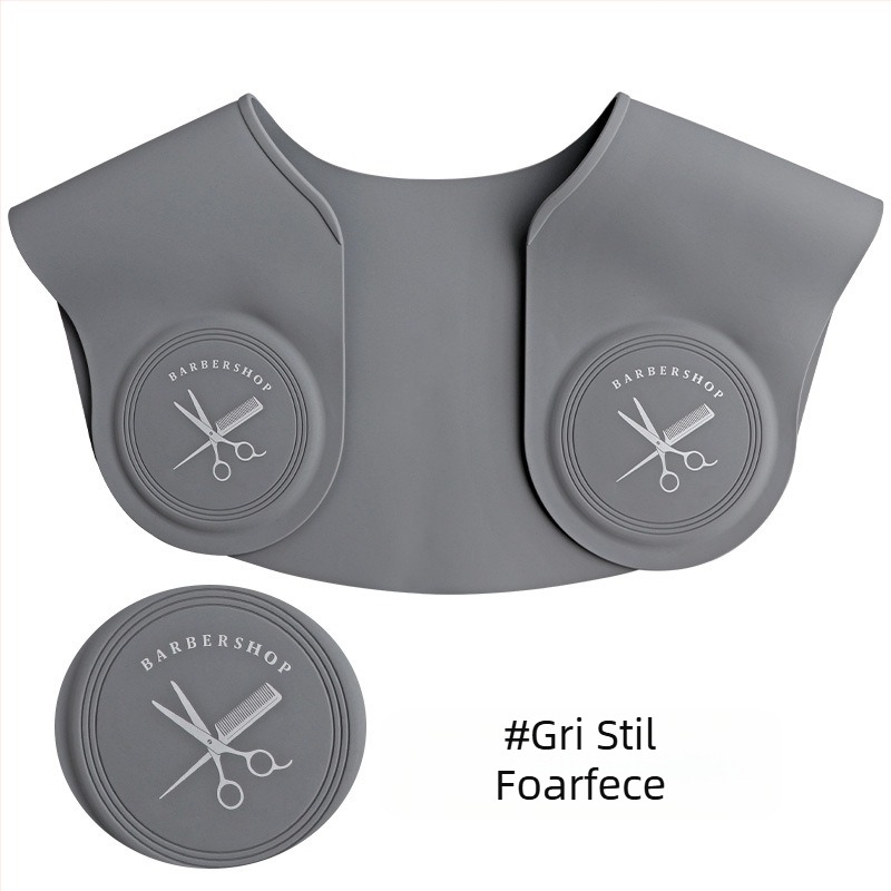 Șal din silicon pentru salon de coafură, eșarfă pentru păr, anti-rupere, produse pentru salon de coafură, pernă de umăr pentru tuns părul, covoraș de vopsire și călcare a părului