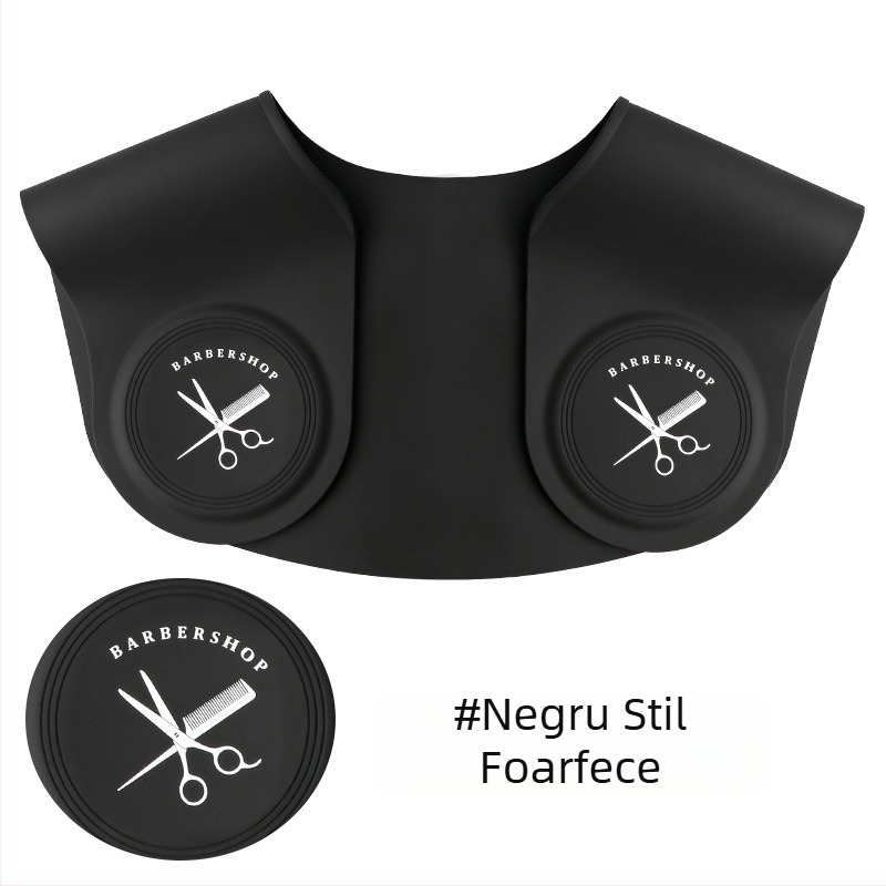 Șal din silicon pentru salon de coafură, eșarfă pentru păr, anti-rupere, produse pentru salon de coafură, pernă de umăr pentru tuns părul, covoraș de vopsire și călcare a părului