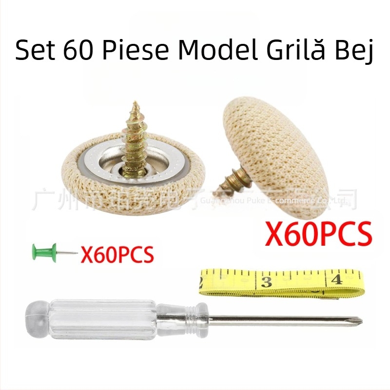 Set de 60 de catarame pentru acoperișul mașinii, cataramă de reparare a căderii pânzei de acoperiș, cataramă fixă lăsată pentru mașină