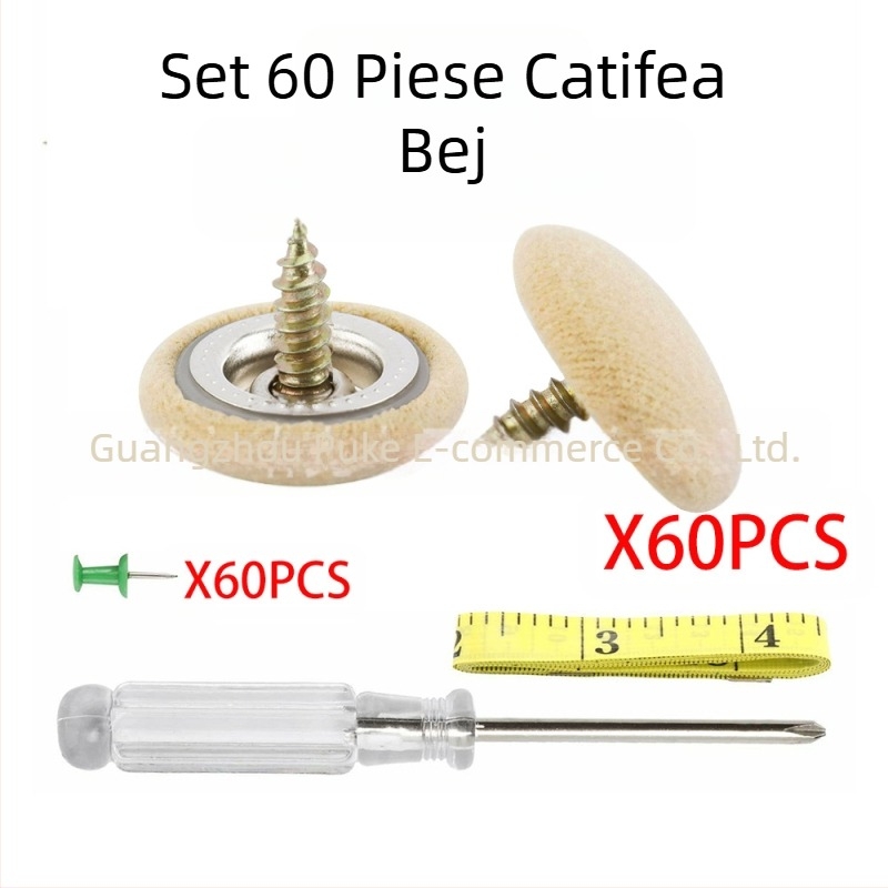 Set de 60 de catarame pentru acoperișul mașinii, cataramă de reparare a căderii pânzei de acoperiș, cataramă fixă lăsată pentru mașină