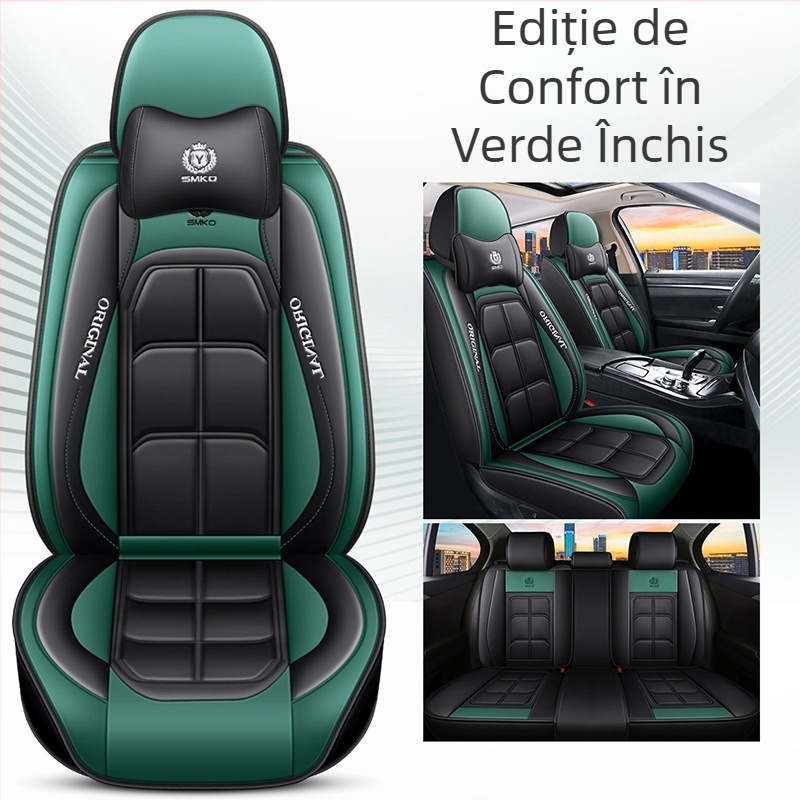 Pernă auto pentru scaunul abdominal, husă all-inclusive, pentru patru anotimpuri, universală, rezistentă la uzură și murdărie, sursă de bunuri din fabrică, comerț exterior Amazon