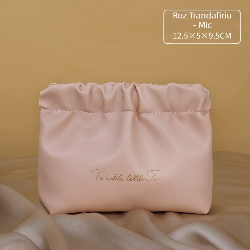 Geantă cosmetică portabilă de lux franceză nouă, ușoară, de călătorie, portabilă, de mare valoare, de mare capacitate, pentru depozitarea cosmeticelor