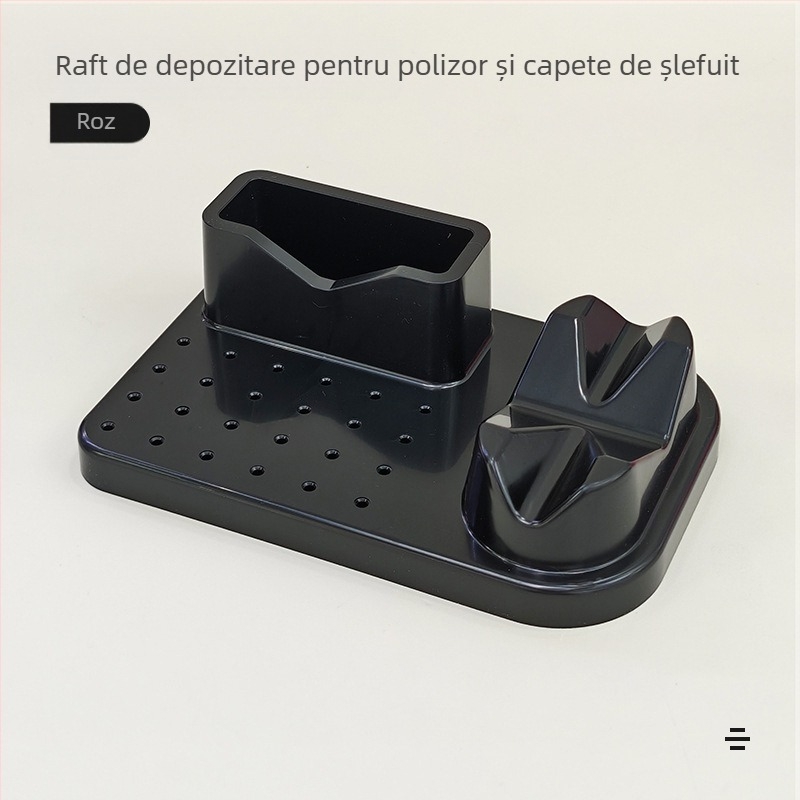 Rack de afișare pentru plasarea polizorului transfrontalier, cap de șlefuire, organizator de burghiu, cutie de manichiură, instrumente de manichiură, cutie de depozitare pentru cap de șlefuire