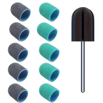 Cap de lustruire transfrontalier de înaltă calitate, capac de nisip pentru pedichiură, pentru a îndepărta bătăturile pielii moarte, manichiură, lustruire, ax de tambur de nisip, set de capac de nisip pentru lustruire
