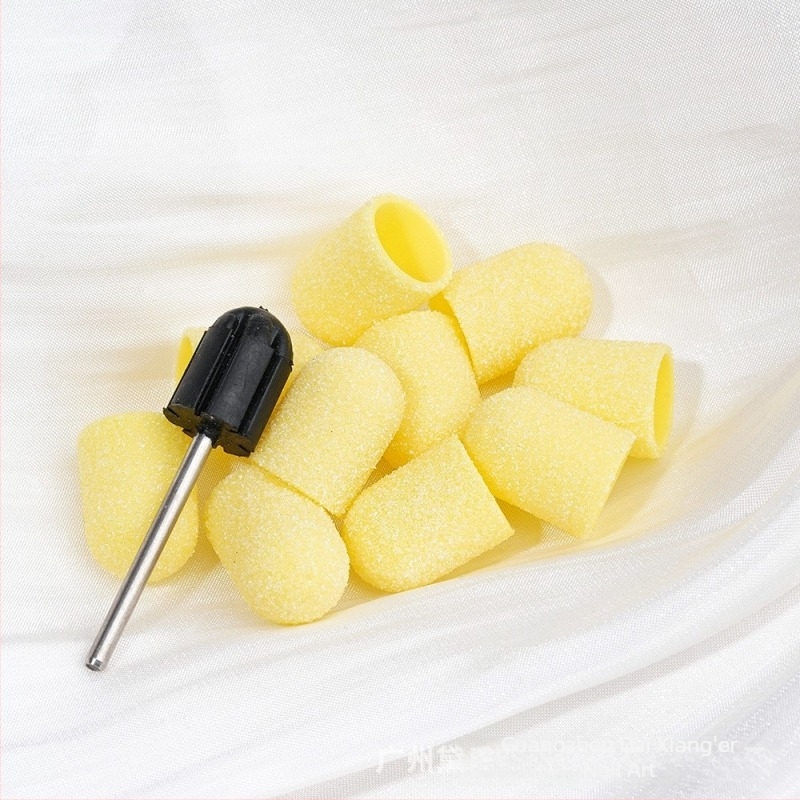 Cap de lustruire transfrontalier de înaltă calitate, capac de nisip pentru pedichiură, pentru a îndepărta bătăturile pielii moarte, manichiură, lustruire, ax de tambur de nisip, set de capac de nisip pentru lustruire