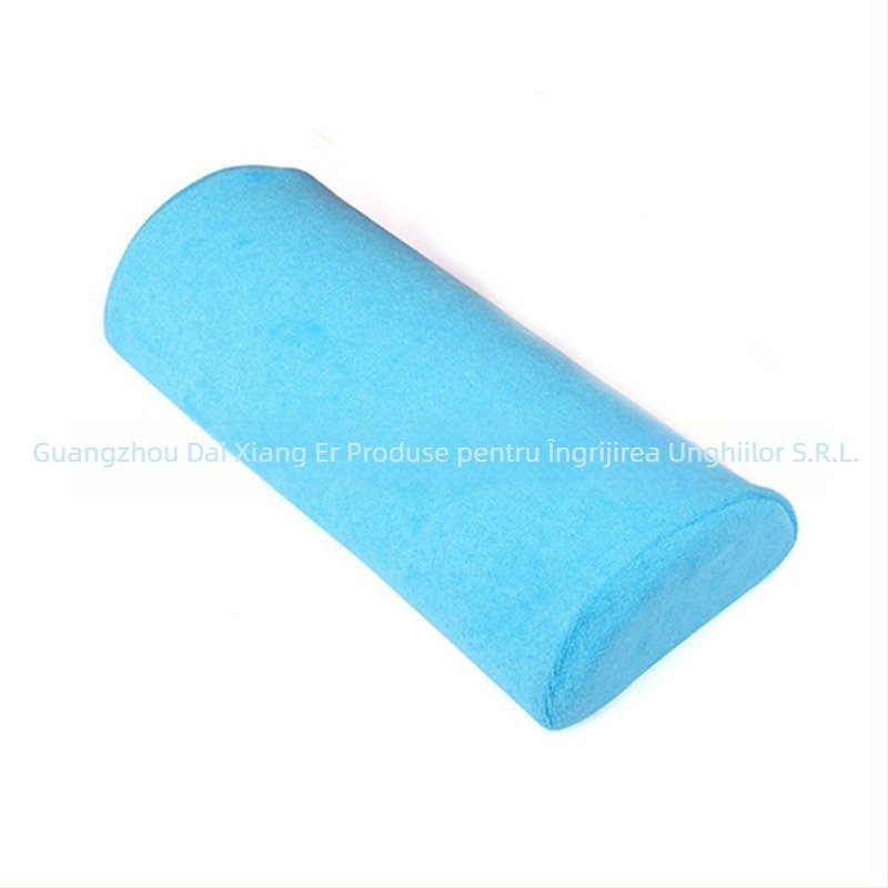 Produse de comerț exterior, prosop de unghii, pernă de mână semicerc, pernă de mână din pânză semicerc, detașabilă și lavabilă, pernă de mână monocromă, multicoloră, opțional