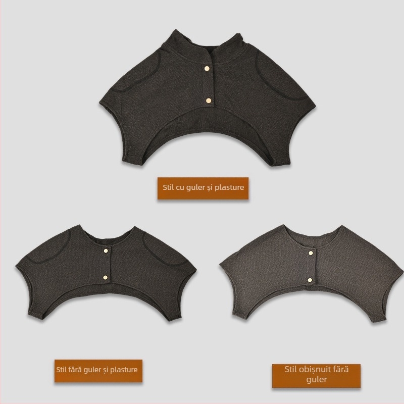 Vestă Derong autoîncălzitoare pentru mame însărcinate, pentru dormit, pentru coloana cervicală, rezistentă la frig, șal cald pentru femei, pentru vârstă mijlocie și vârstnici, tampoane de umăr postpartum ascunse