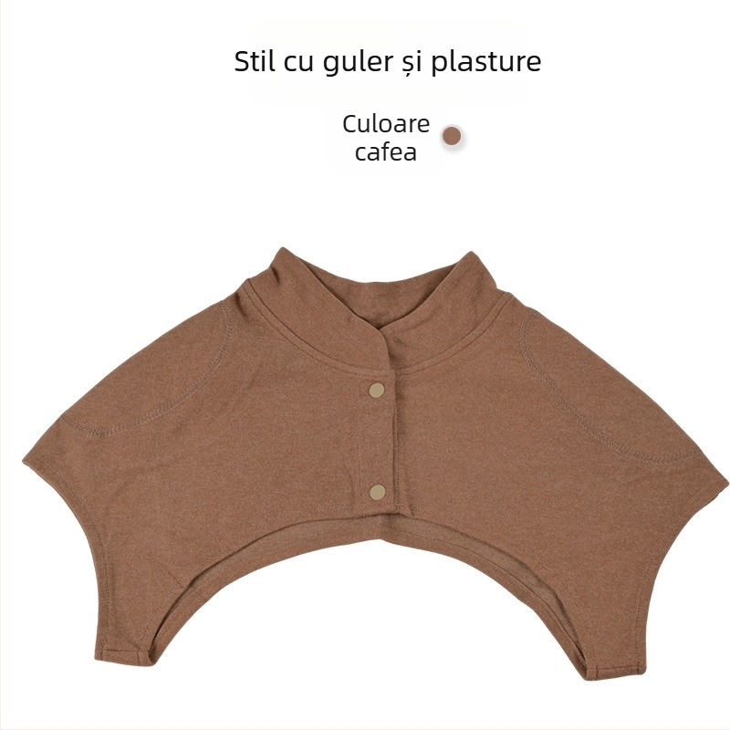 Vestă Derong autoîncălzitoare pentru mame însărcinate, pentru dormit, pentru coloana cervicală, rezistentă la frig, șal cald pentru femei, pentru vârstă mijlocie și vârstnici, tampoane de umăr postpartum ascunse