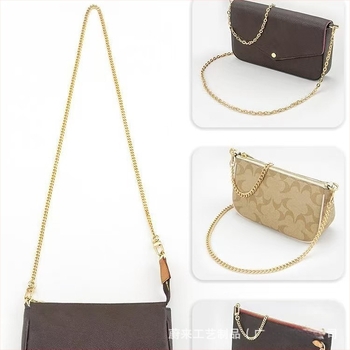 Lanț de geantă accesorii lanț de geantă cumpărați o singură geantă curea de schimb sub braț curea de umăr lanț metalic de înaltă calitate umăr crossbody geantă lanț