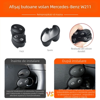 Potrivit pentru butoanele volanului vechi Mercedes-Benz E-Class W211 E200E260E300L, butoane volan multifuncționale