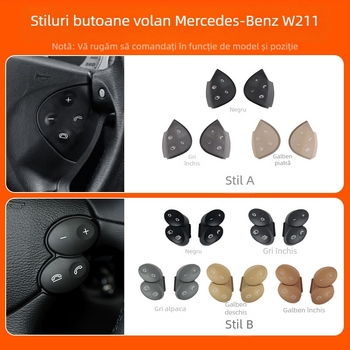 Potrivit pentru butoanele volanului vechi Mercedes-Benz E-Class W211 E200E260E300L, butoane volan multifuncționale