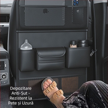 Geantă de depozitare pentru spătarul scaunului auto, geantă de depozitare multifuncțională pentru spătarul scaunului, geantă agățată, depozitare pentru scaunul din spate al mașinii, agățat în interiorul mașinii