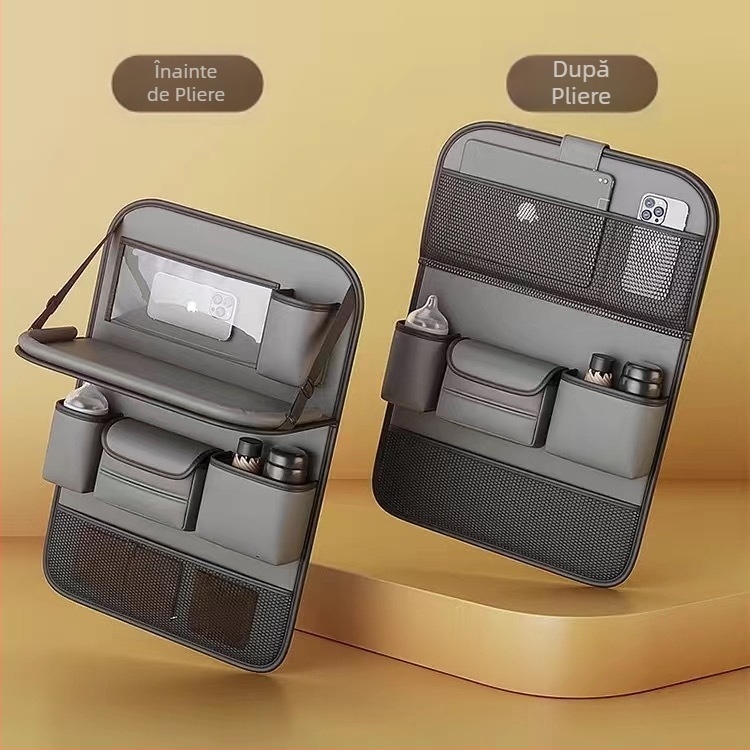 Geantă de depozitare pentru spătarul scaunului auto, geantă de depozitare multifuncțională pentru spătarul scaunului, geantă agățată, depozitare pentru scaunul din spate al mașinii, agățat în interiorul mașinii