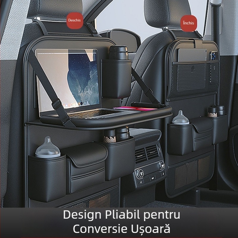 Geantă de depozitare pentru spătarul scaunului auto, geantă de depozitare multifuncțională pentru spătarul scaunului, geantă agățată, depozitare pentru scaunul din spate al mașinii, agățat în interiorul mașinii