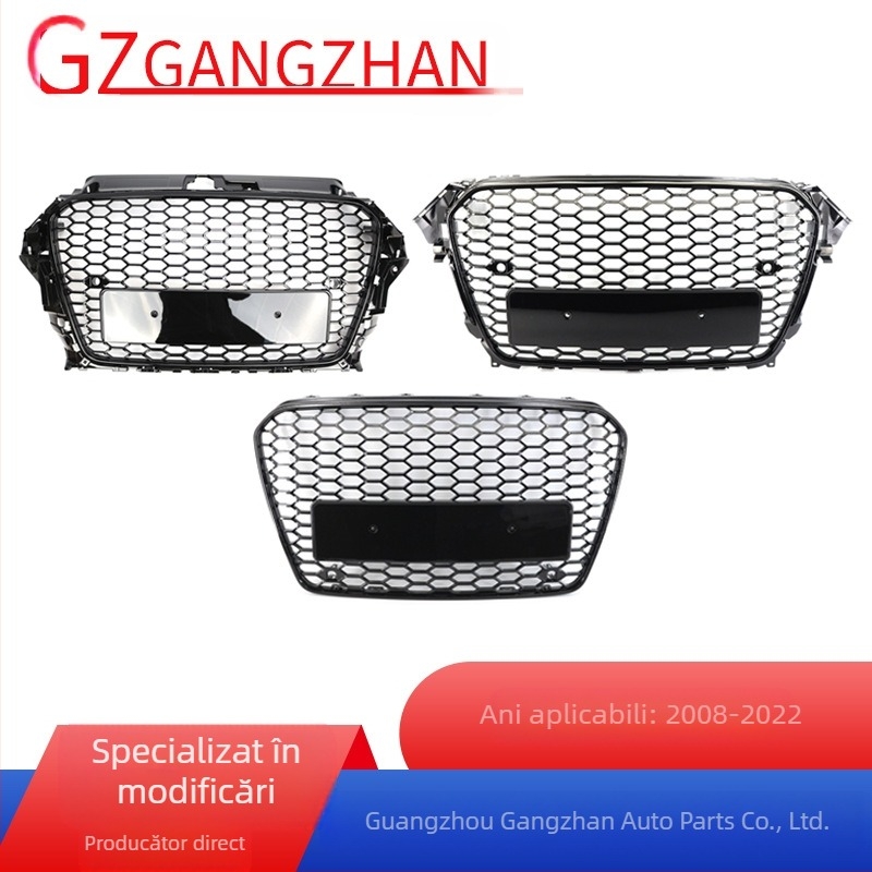 Aplicabil pentru Audi A3A4A5 rețeaua chineză non-standard RS3RS5 versiunea europeană cu orificiu prin fagure modificat pentru rețeaua chineză RS3RS5