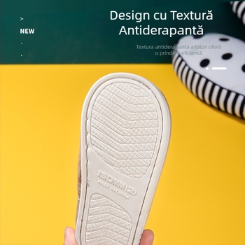 Papuci de casă pentru copii Fawn Millie, de primăvară și toamnă, curea cu post, drăguț ursuleț de desene animate, băieți și fete, delicati