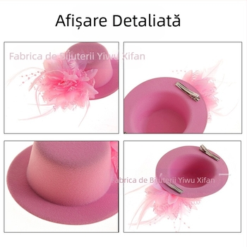 Accesorii de păr cu agrafe Amazon Xiyin Temu, cele mai bine vândute, pălării pentru copii cu pene și flori, accesorii de dans pentru spectacole