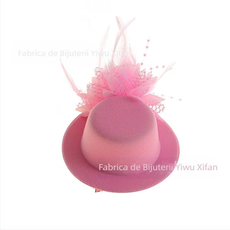 Accesorii de păr cu agrafe Amazon Xiyin Temu, cele mai bine vândute, pălării pentru copii cu pene și flori, accesorii de dans pentru spectacole