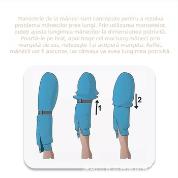 Mâneci de cămașă pentru bărbați, scurtarea manșetelor cu mâneci artefacte, europene și americane, retro fixe, barman fancy, cămașă de bar, inel anti-alunecare