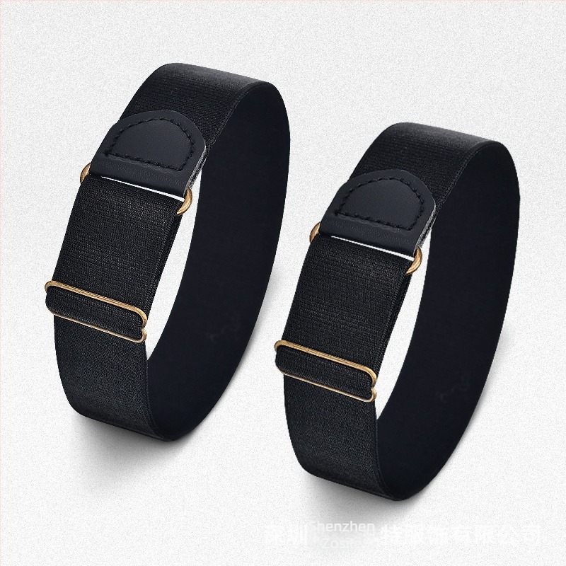 Mâneci de cămașă pentru bărbați, scurtarea manșetelor cu mâneci artefacte, europene și americane, retro fixe, barman fancy, cămașă de bar, inel anti-alunecare