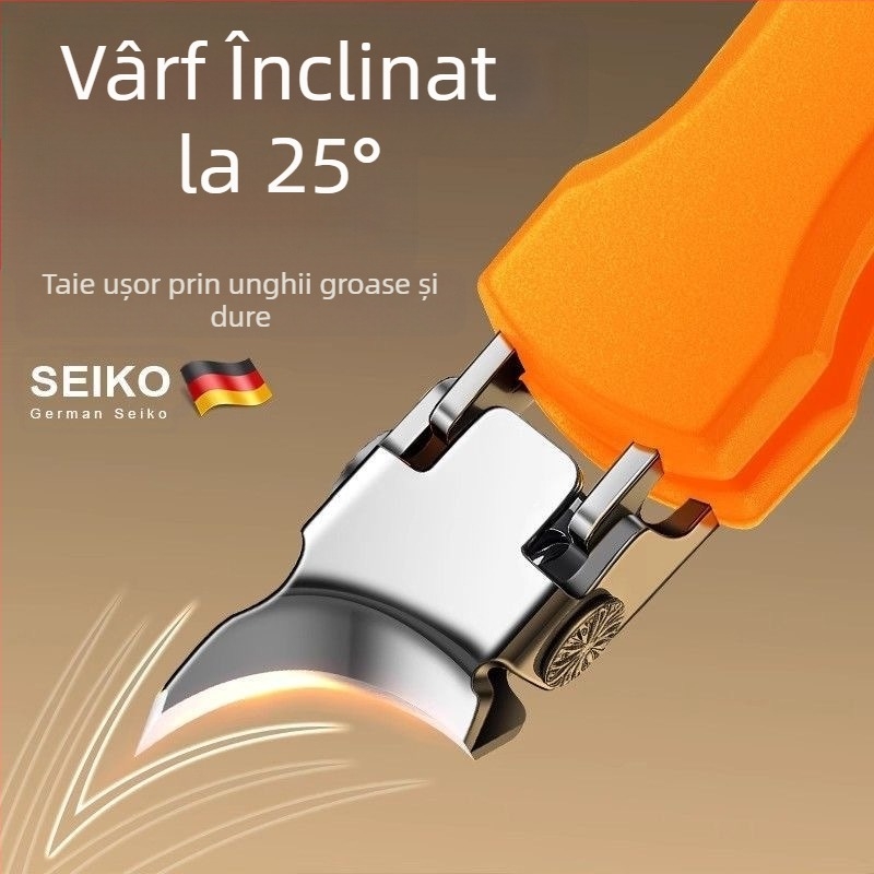 Unghiere cu deschidere largă în stoc pentru canelura unghiilor, unghiere ascuțite și unghii anti-stropire, foarfece de manichiură