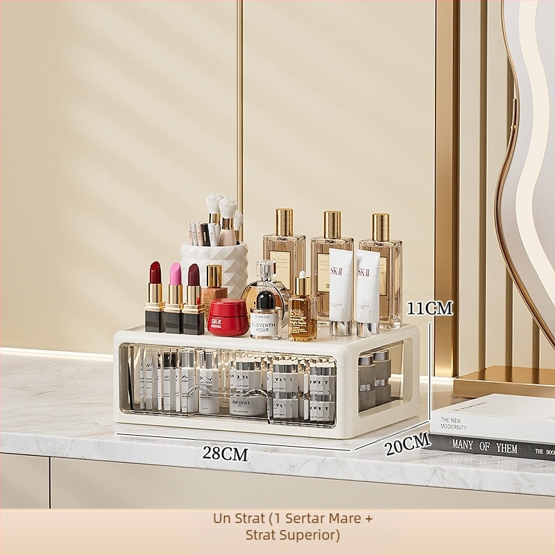 Cutie de depozitare tip sertar pentru birou, organizator de papetărie pentru dormitor, dulap de dosare pentru birou, comodă, cutie de depozitare pentru cosmetice