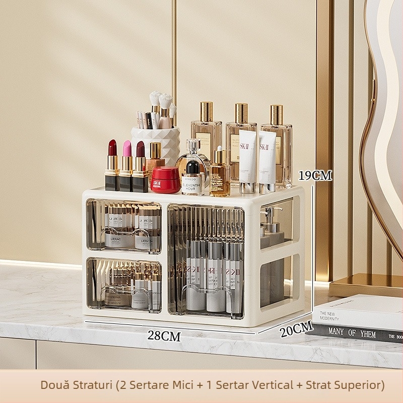 Cutie de depozitare tip sertar pentru birou, organizator de papetărie pentru dormitor, dulap de dosare pentru birou, comodă, cutie de depozitare pentru cosmetice
