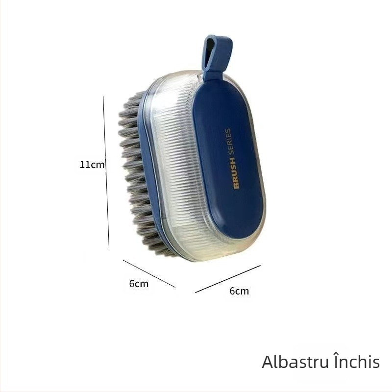 Perie de curățare multifuncțională pentru uz casnic, fără rănire, super moale, pentru pantofi, perie de curățare a părului moale, perie de pantofi cu dublă spălare, perie pentru artefacte