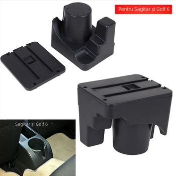 Aplicabil pentru cotiera Volkswagen Sagitar 07-11, cutie de depozitare pentru cotiera centrală veche Golf 6, modificare accesorii