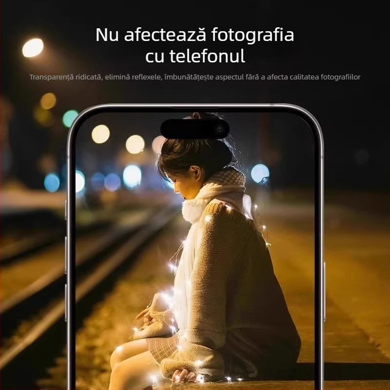 Folie de lentilă Apple 16Promax, autocolant pentru camera spate a iPhone 16, plus inel metalic pentru lentilă, folie cu acoperire completă