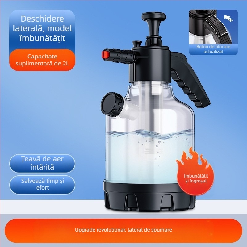 Spălătorie auto electrică cu spumă specială, stropitoare pneumatică cu încărcare wireless, pulverizator de grădinărit, cap de pulverizare