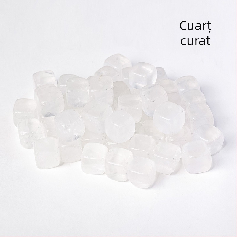 Piatră naturală de cristal originală, 13 mm pătrat, colorat, cristal semiprețios, piatră demagnetizată, ornamente decorative pentru acvariu