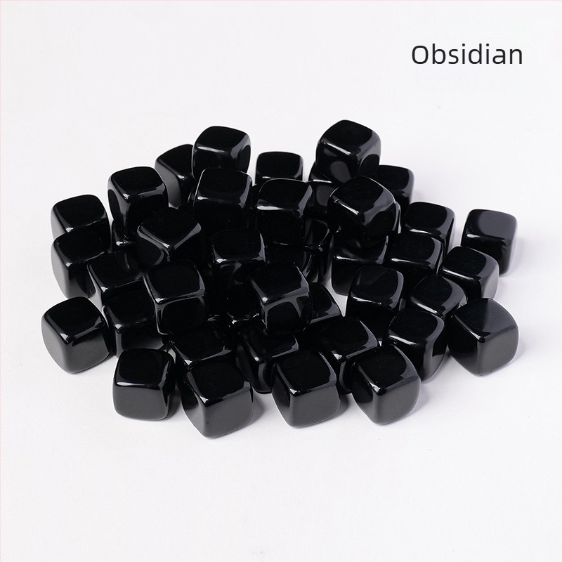 Piatră naturală de cristal originală, 13 mm pătrat, colorat, cristal semiprețios, piatră demagnetizată, ornamente decorative pentru acvariu