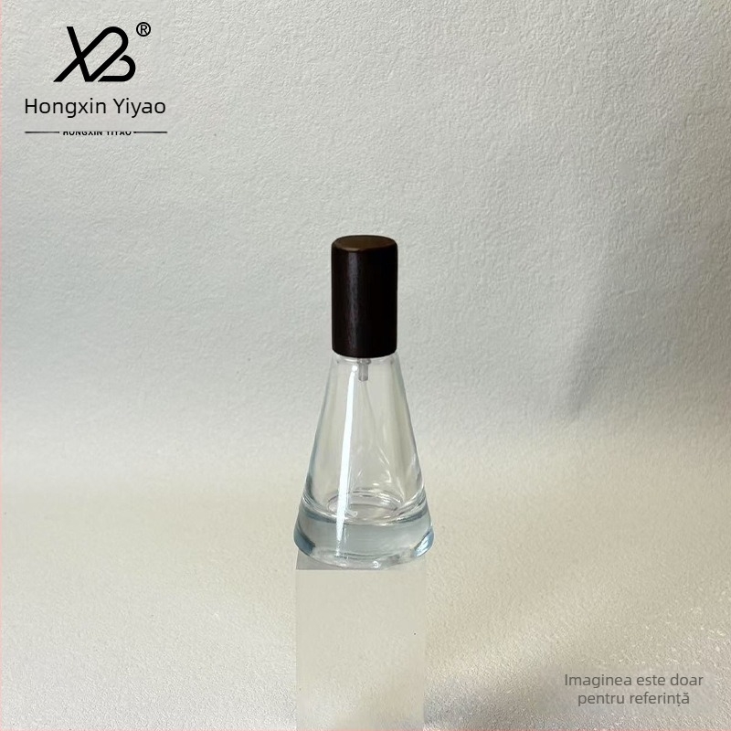 Nou în stoc 20ml sticlă conică de ceai înghețată cu fund gros, sticlă cu pulverizator, pipetă, ulei esențial, sticlă de parfum, sub-sticlă esență