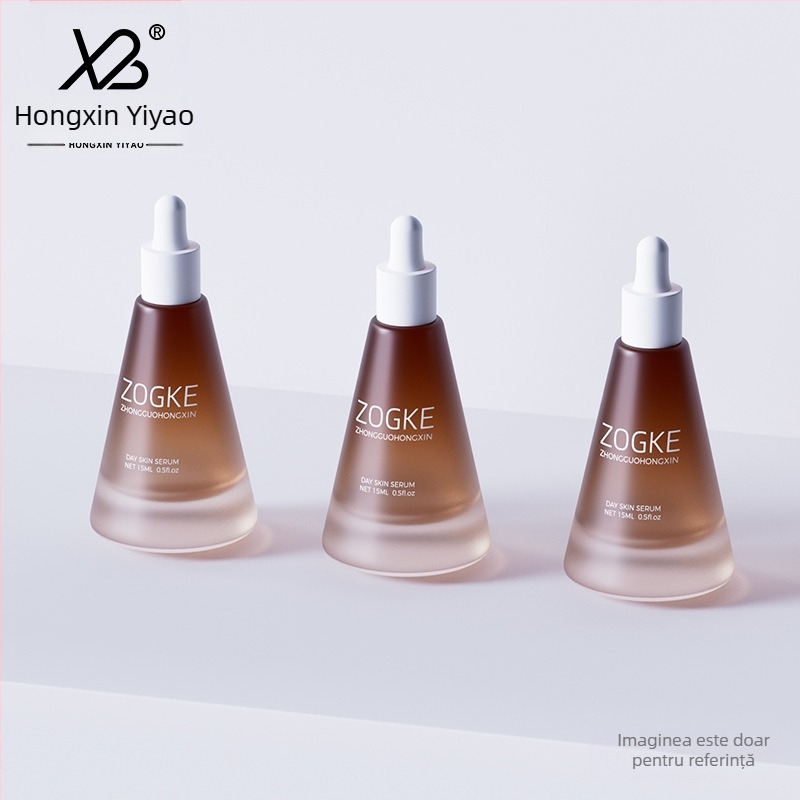 Nou în stoc 20ml sticlă conică de ceai înghețată cu fund gros, sticlă cu pulverizator, pipetă, ulei esențial, sticlă de parfum, sub-sticlă esență