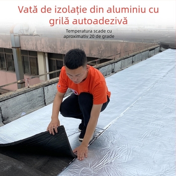 Izolație acoperiș bumbac rezistent la temperaturi ridicate, pânză ignifugă, acoperiș, folie izolatoare pentru tavan, cameră de soare, placă izolatoare autoadezivă pentru acoperiș
